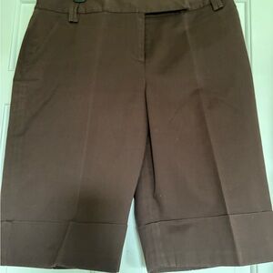 Josephine Chaus Dark Brown Women's Bermudas